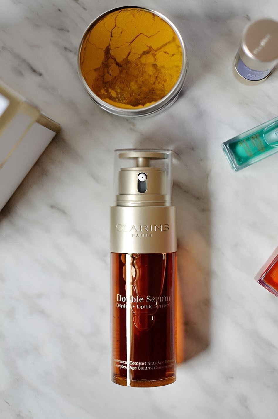 Clarins-Double Sérum-Traitement Complet Anti-Age Intensif - 50ml - Image 3