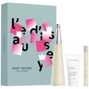 Coffret Issey Miyake1992-L'Eau d'Issey-Eau de Toilette-100ml+Lait Hydratant50ml+Miniature10ml