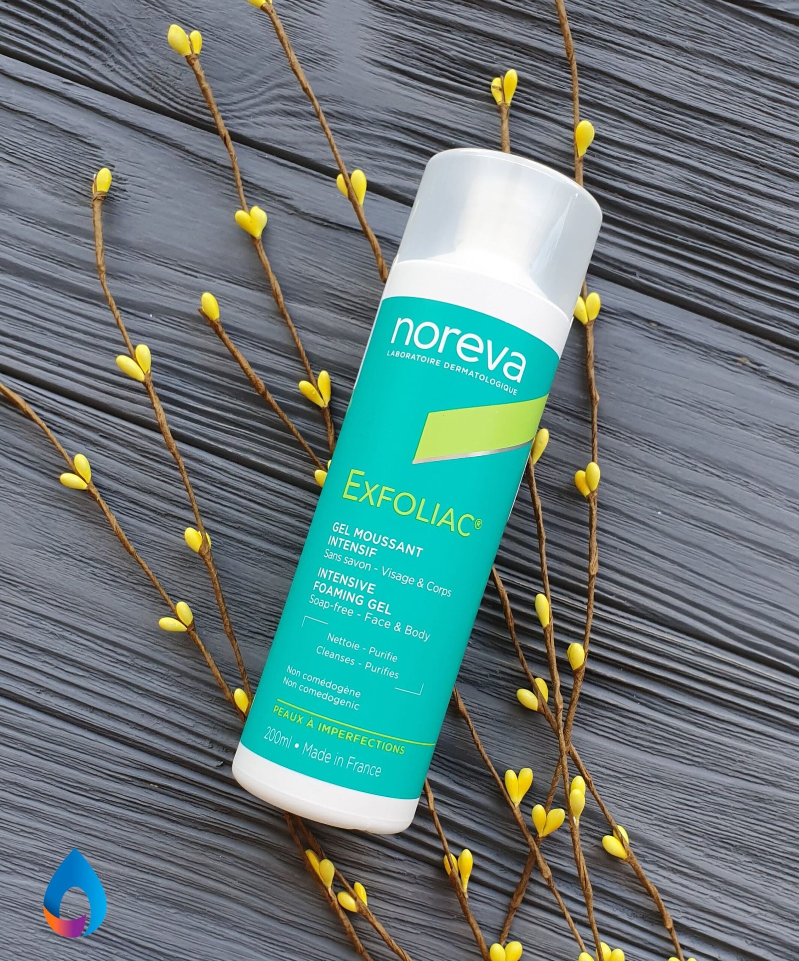 Noreva Exfoliac-Gel moussant doux – Visage & Corps-200ml - Image 2