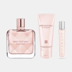 Coffret GIVENCHY-IRRESISTIBLE-Eau de Parfum80ml+lait de corps 75ml+Travel 12,5ml