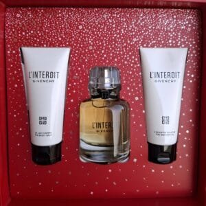 Coffret Givenchy-L’Interdit-Eau de Parfum-80ml+Lait Corps 75ml+Huile de Douche 75ml