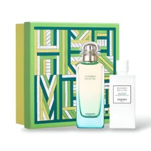 Coffret Hermès-Un Jardin Sur Le Nil-Eau de Toilette-100ml+Lait Hydratant 80ml