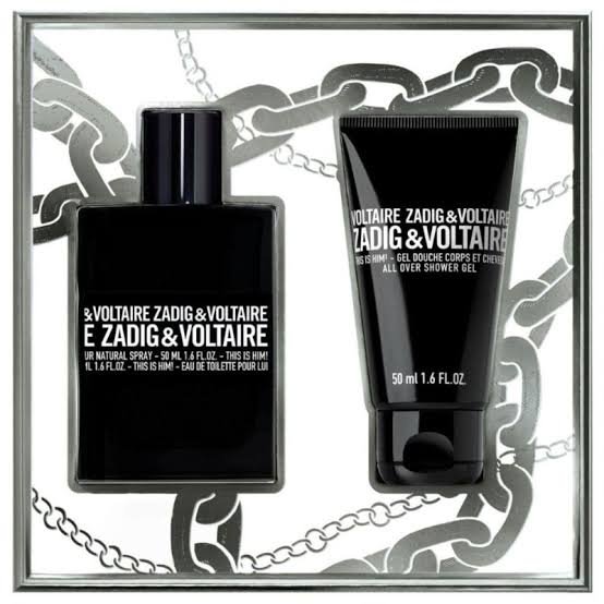 Coffret Zadig & Voltaire-This Is Him!-Eau de Toilette+Gel douche corps et cheveux-50ml