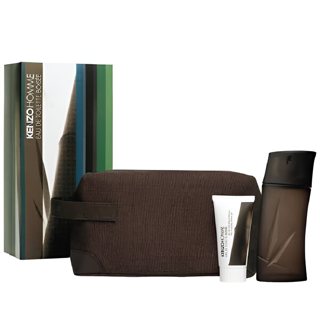 Coffret Kenzo Homme-Eau de Toilette Boisée-100ml+Gel douche+Sacoche