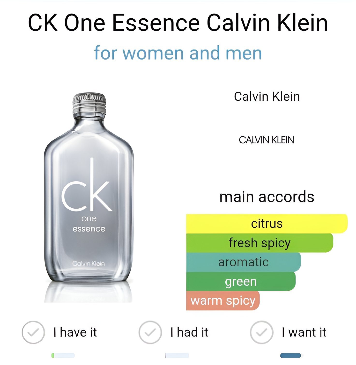 Calvin Klein(2024)-CK One Essence-Parfum Intense-100ml - Image 2