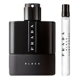 Coffret Prada-Luna Rossa Black-Eau de Parfum-100ml+10ml