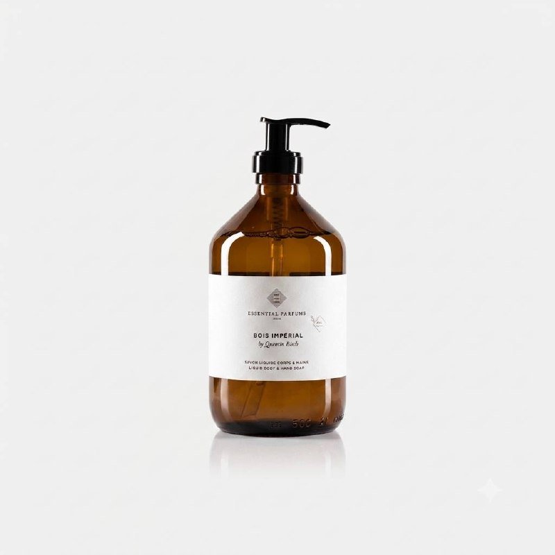 Essential Parfums-Bois Impérial-Gel Douche Corps et Cheuveux-500ml