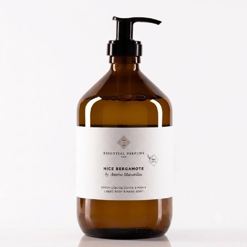 Essential Parfums-Nice Bergamote-Gel Douche Corps et Cheuveux-500ml