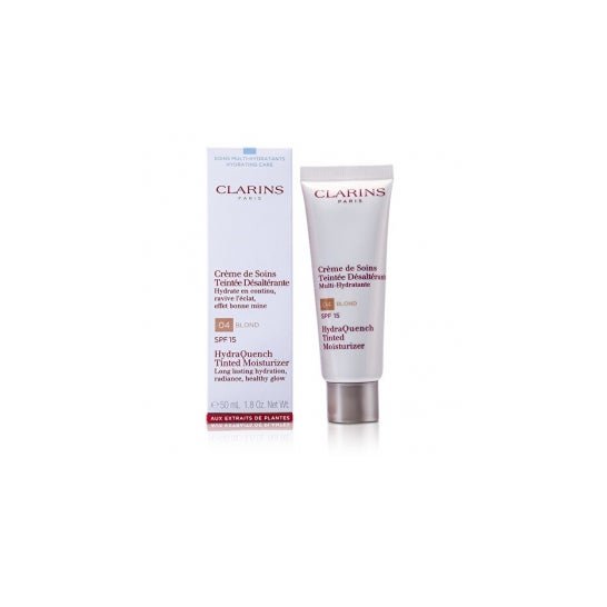 Clarins-Paris--Crème de Soins Teintée Désaltérante Multi Hydratante SPF 15-Teinte 04 Blond-50ml