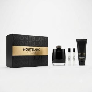 Coffret Montblanc-legend-Eau de Parfum-100ml + Gel Douche-100ml + 2*Eau de Parfum-7,5ml (3 Pièces)