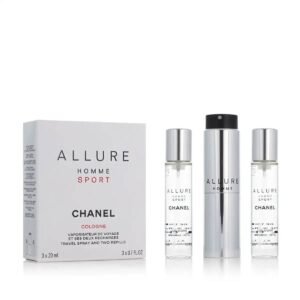 Coffret Chanel-Allure Homme Sport-Cologne-3*20ml (3 pièces)