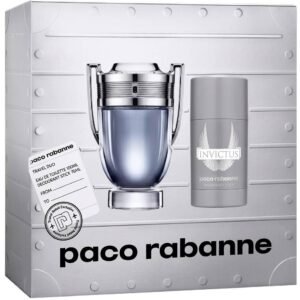 Coffret Rabanne-Invictus-Eau de Toilette-100ml + Deodorant Stick-75ml (2 pièces)