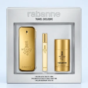 Coffret Rabanne-1 Million-Eau de Toilette-100ml+10ml+ Deodorant Stick-75ml (3 pièces)